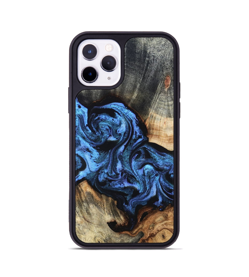 iPhone 11 Pro Wood Phone Case - Turner (Blue, 824394)
