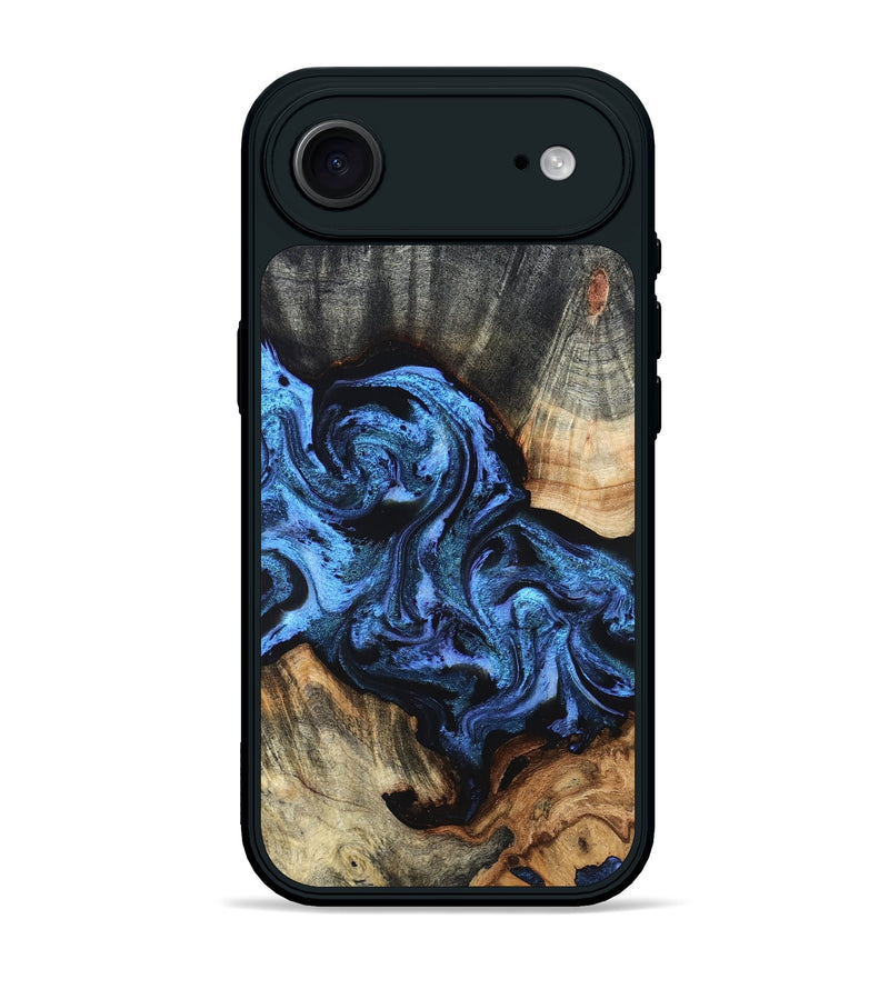 iPhone 17 Air Wood Phone Case - Turner (Blue, 824394)