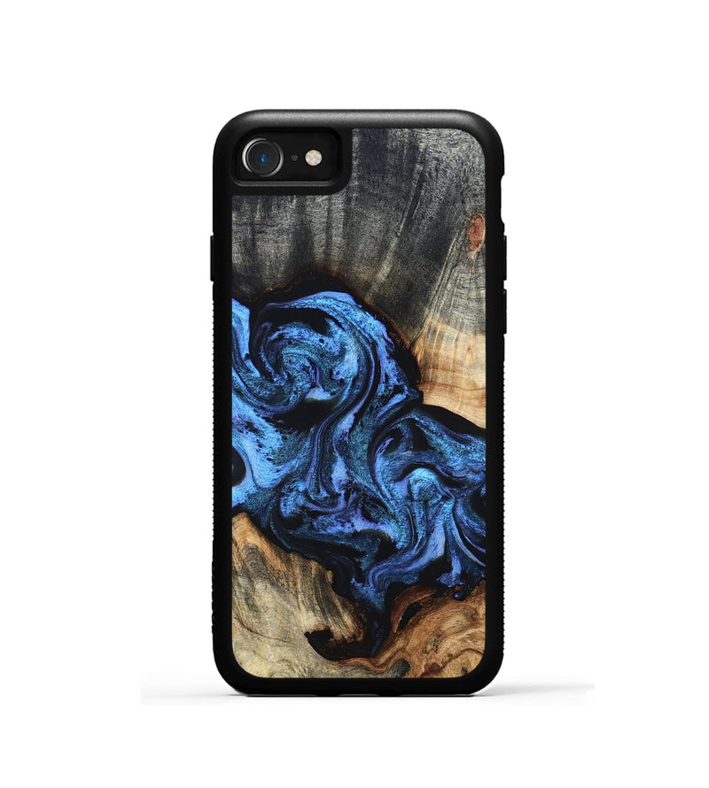 iPhone SE Wood Phone Case - Turner (Blue, 824394)