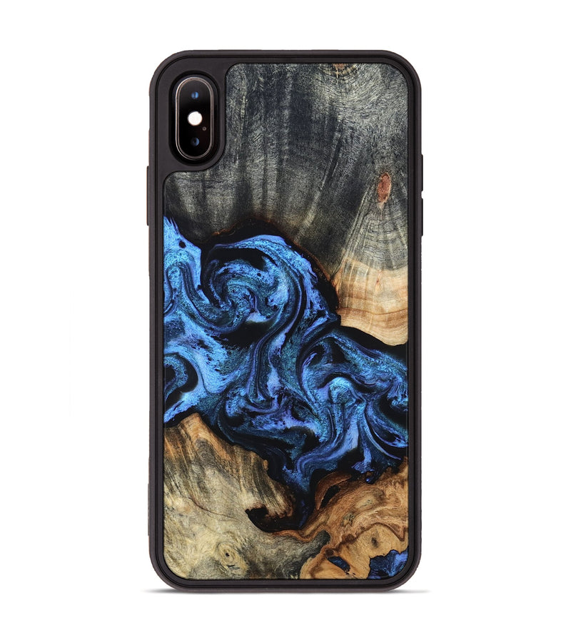 iPhone Xs Max Wood Phone Case - Turner (Blue, 824394)