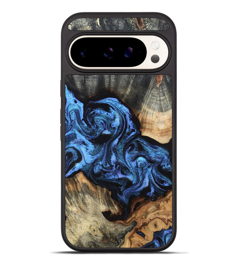 Pixel 10 Pro XL Wood Phone Case - Turner (Blue, 824394)