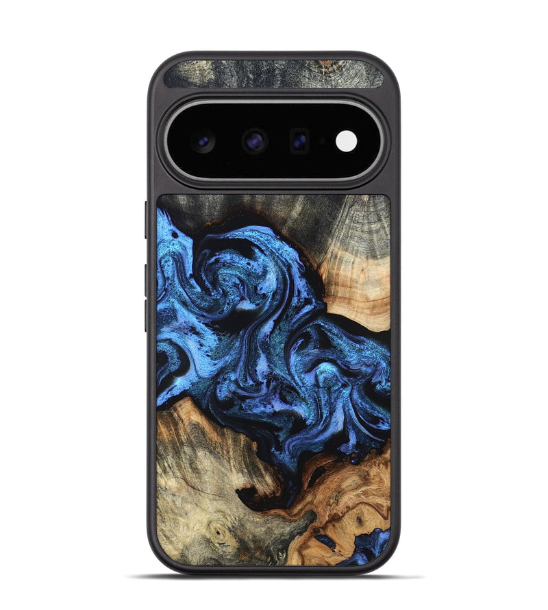 Pixel 11 Wood Phone Case - Turner (Blue, 824394)