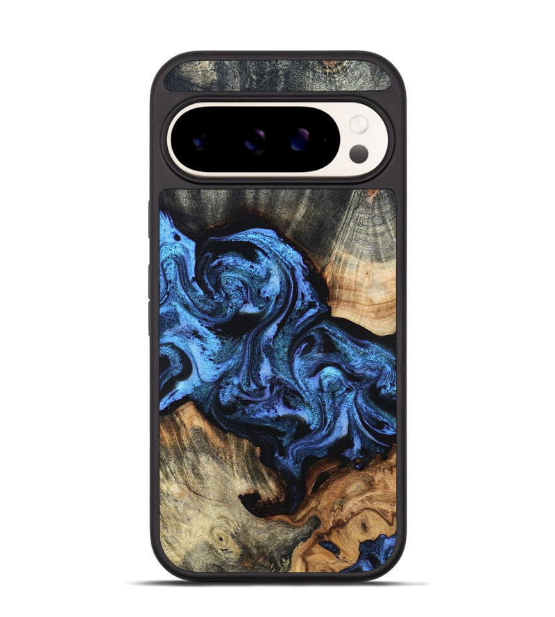 Pixel 9 Pro Wood Phone Case - Turner (Blue, 824394)