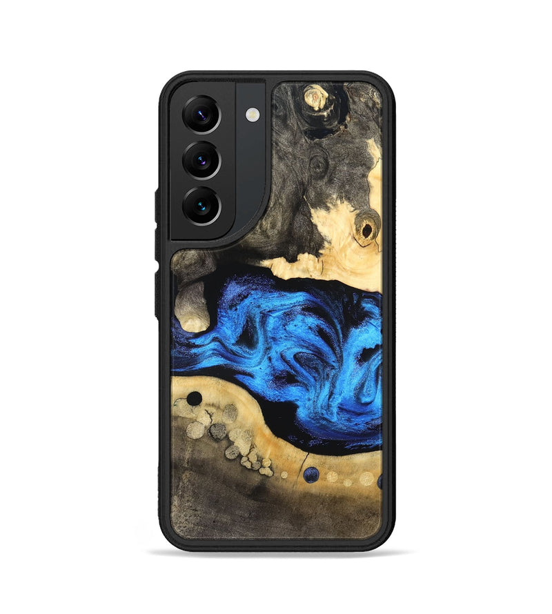 Galaxy S22 Wood Phone Case - Nyah (Blue, 824396)