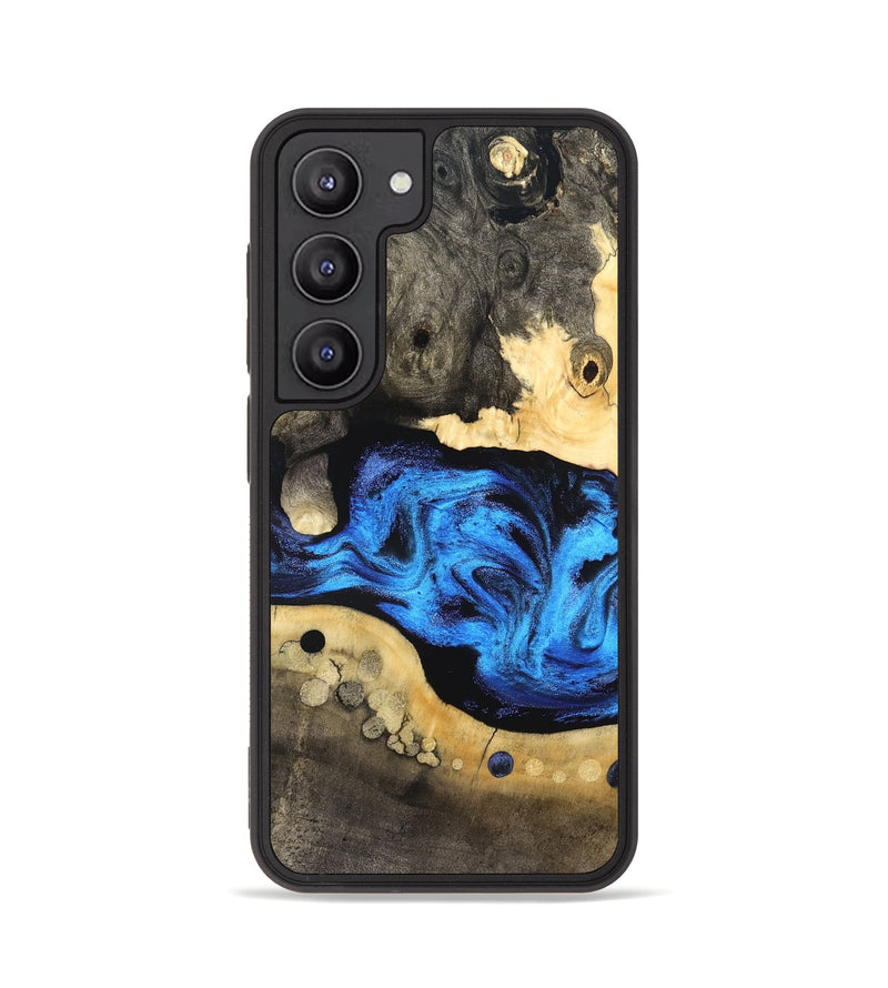 Galaxy S23 Wood Phone Case - Nyah (Blue, 824396)
