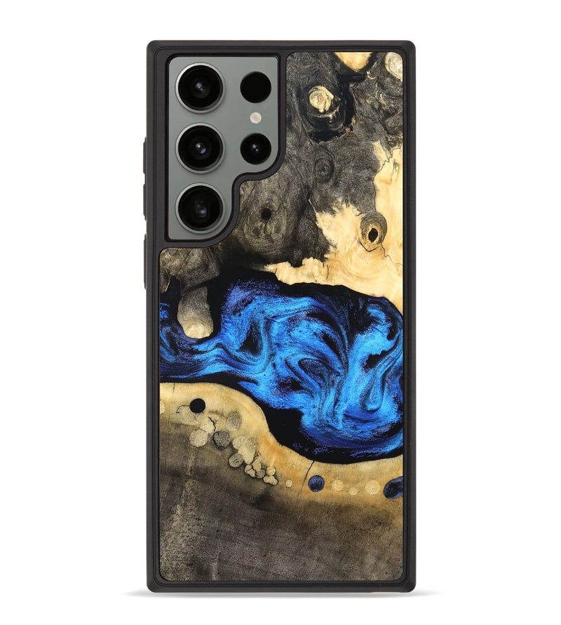 Galaxy S23 Ultra Wood Phone Case - Nyah (Blue, 824396)
