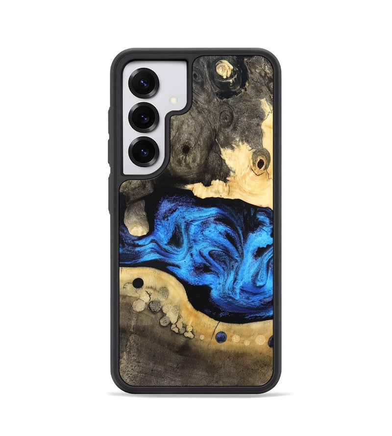 Galaxy S25 Wood Phone Case - Nyah (Blue, 824396)