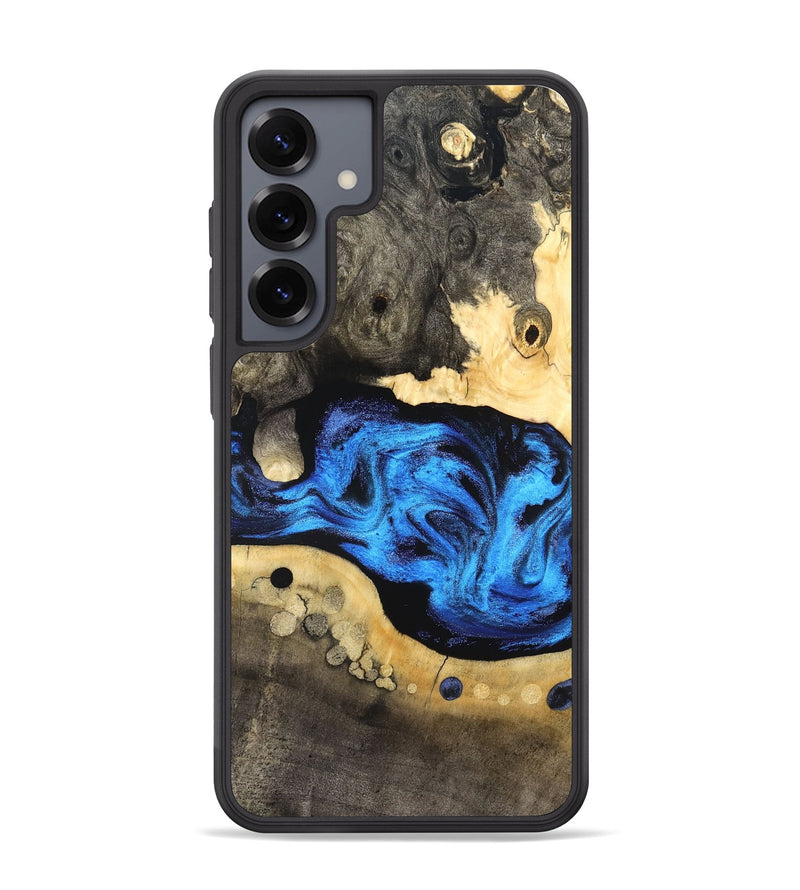 Galaxy S25 Plus Wood Phone Case - Nyah (Blue, 824396)