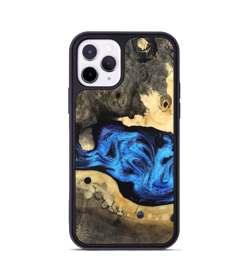 iPhone 11 Pro Wood Phone Case - Nyah (Blue, 824396)