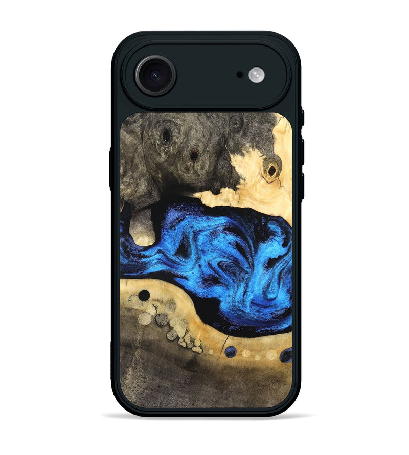 iPhone 17 Air Wood Phone Case - Nyah (Blue, 824396)