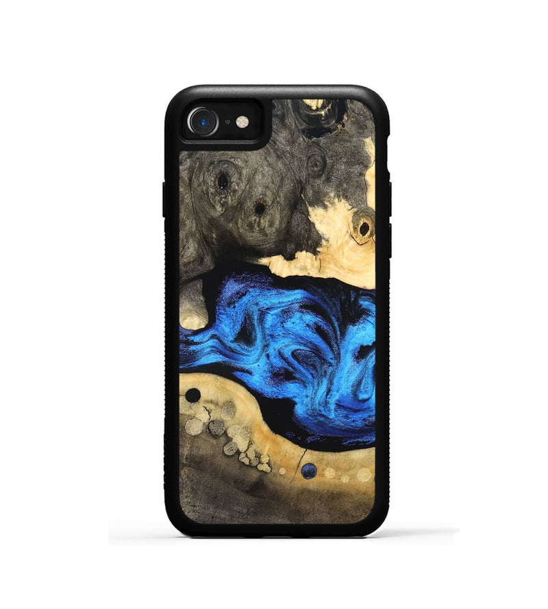 iPhone SE Wood Phone Case - Nyah (Blue, 824396)
