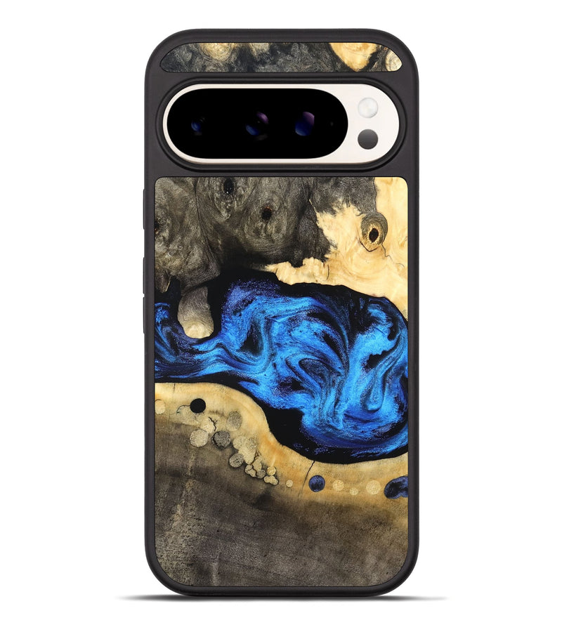 Pixel 10 Pro XL Wood Phone Case - Nyah (Blue, 824396)