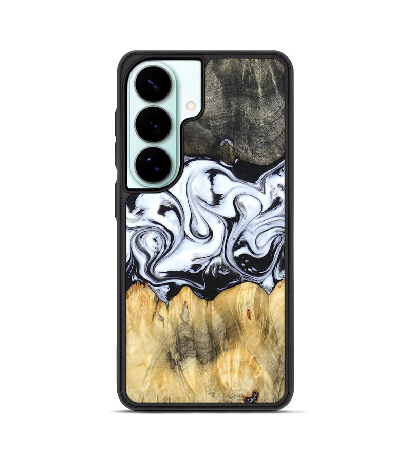 Galaxy S26 Wood Phone Case - Darcy (Black & White, 824397)