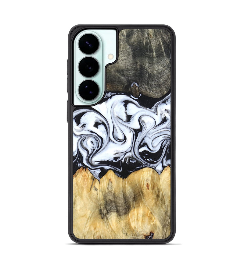 Galaxy S26 Plus Wood Phone Case - Darcy (Black & White, 824397)