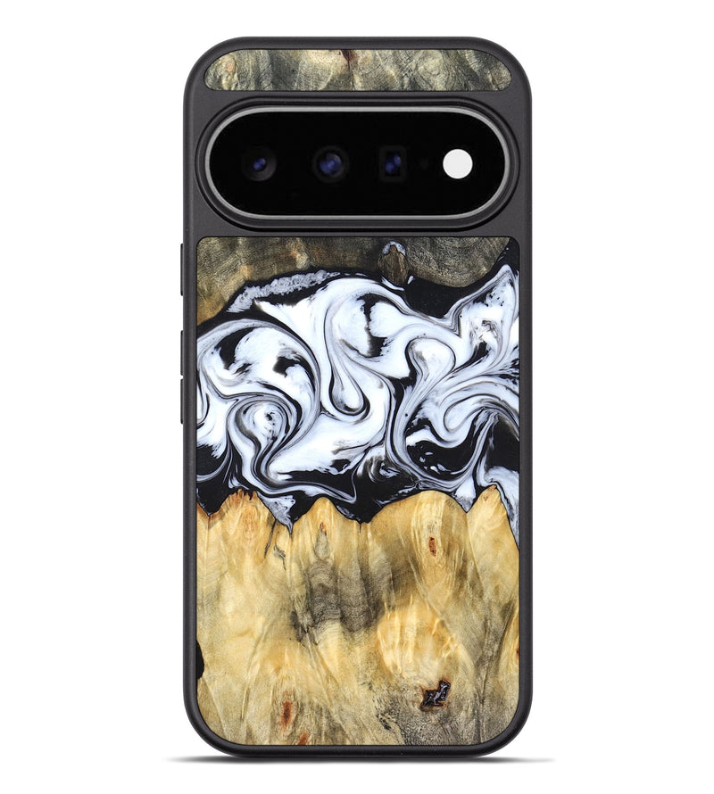 Pixel 11 Pro XL Wood Phone Case - Darcy (Black & White, 824397)