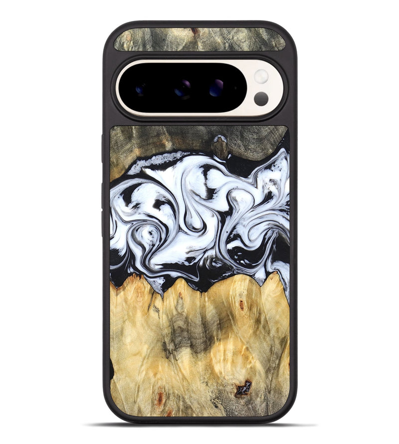 Pixel 9 Pro XL Wood Phone Case - Darcy (Black & White, 824397)