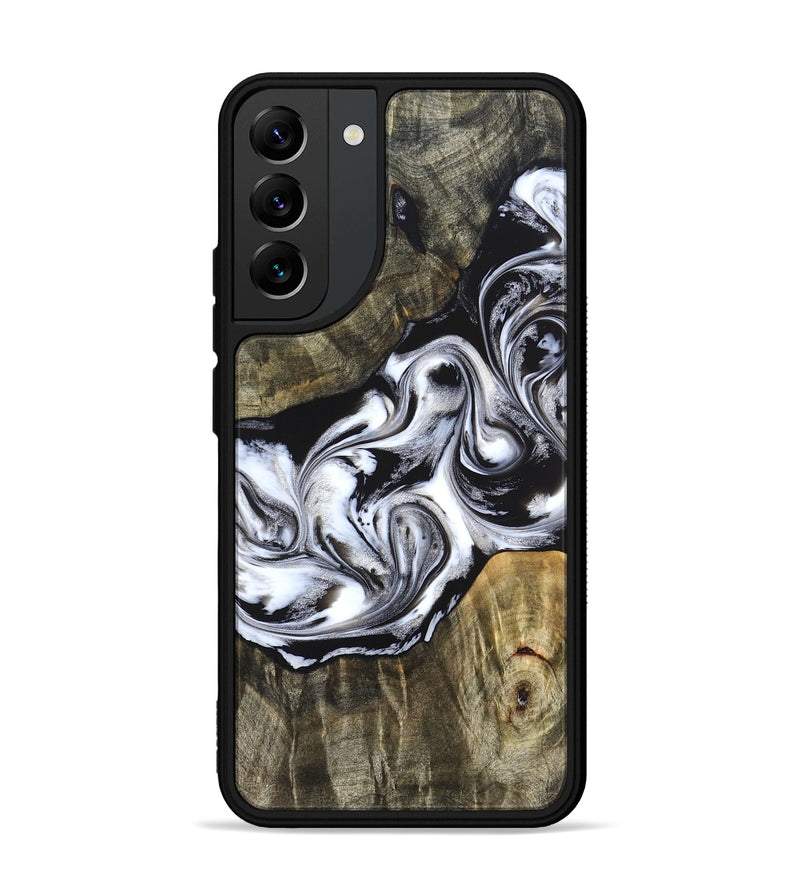 Galaxy S22 Plus Wood Phone Case - Brice (Black & White, 824398)