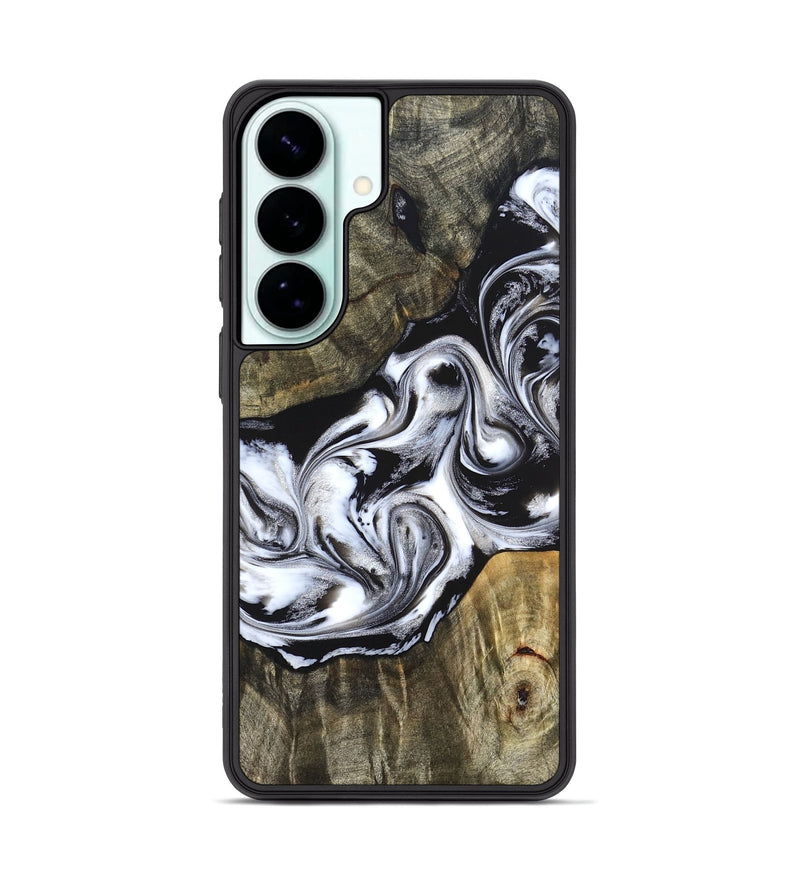 Galaxy S26 Plus Wood Phone Case - Brice (Black & White, 824398)