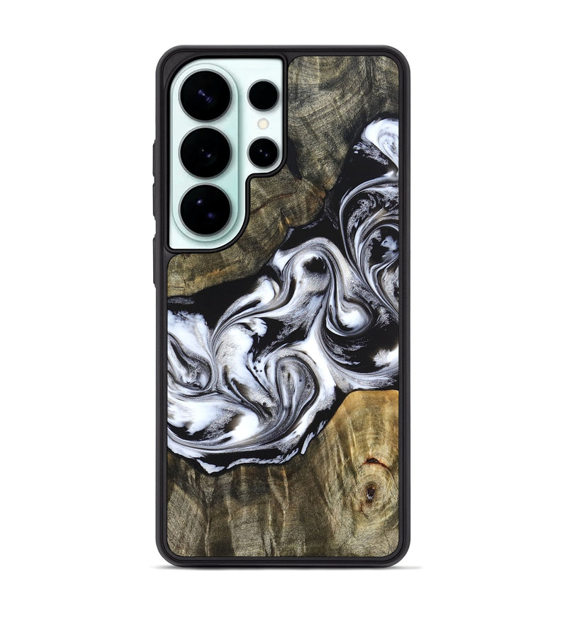 Galaxy S26 Ultra Wood Phone Case - Brice (Black & White, 824398)