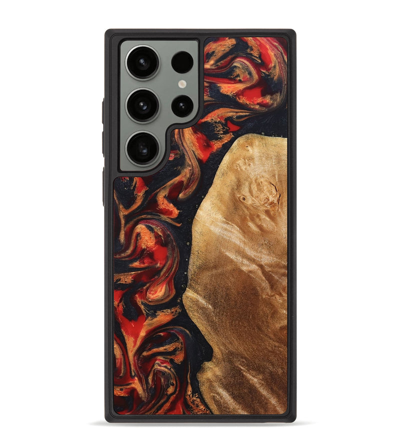 Galaxy S23 Ultra Wood Phone Case - Timothy (Red, 824400)