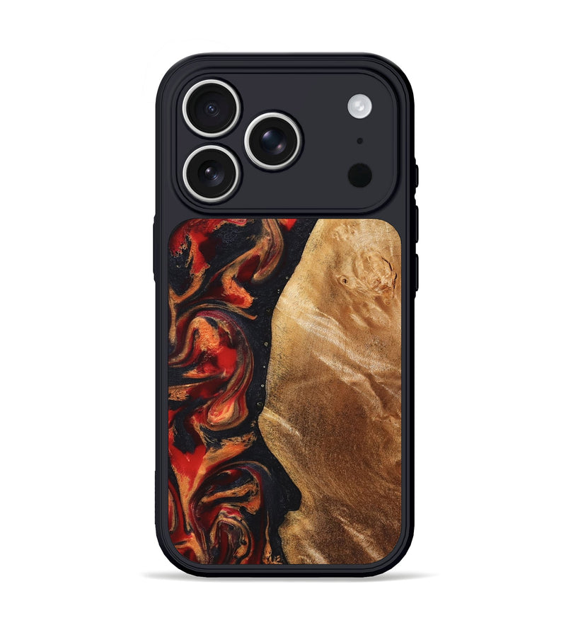 iPhone 17 Pro Wood Phone Case - Timothy (Red, 824400)