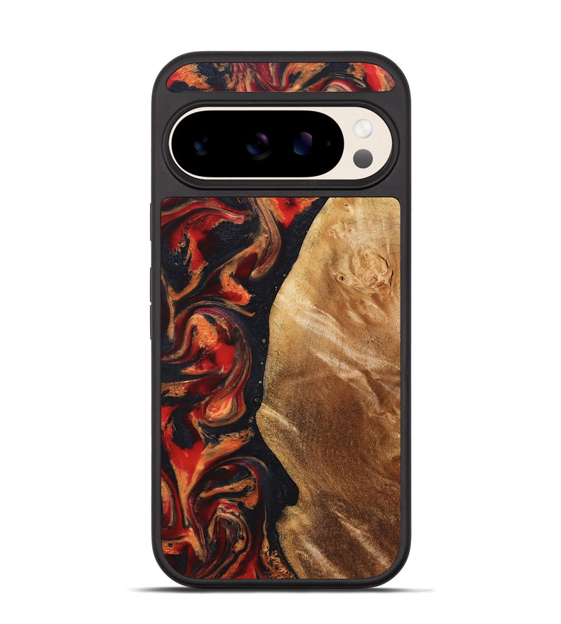 Pixel 10 Wood Phone Case - Timothy (Red, 824400)