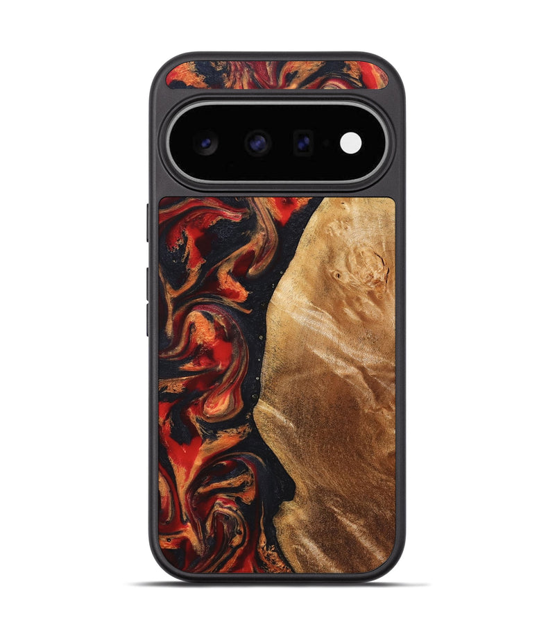 Pixel 11 Wood Phone Case - Timothy (Red, 824400)