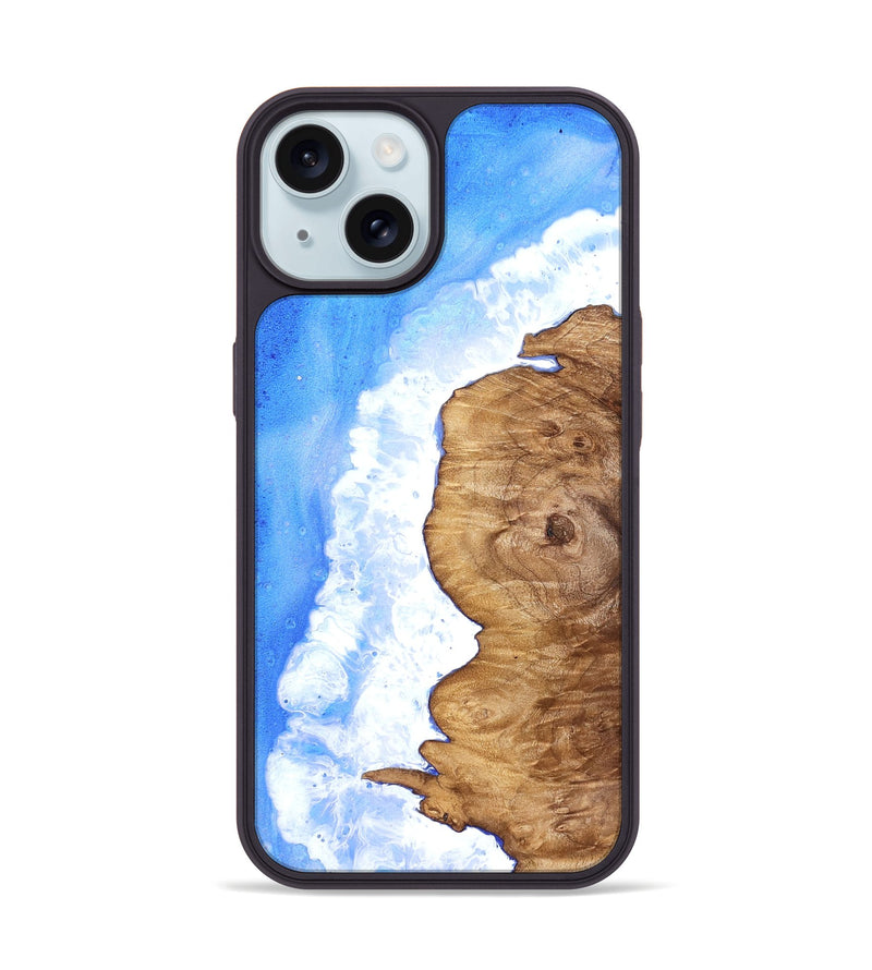 iPhone 15 Wood Phone Case - Cordell (Coastal, 824493)
