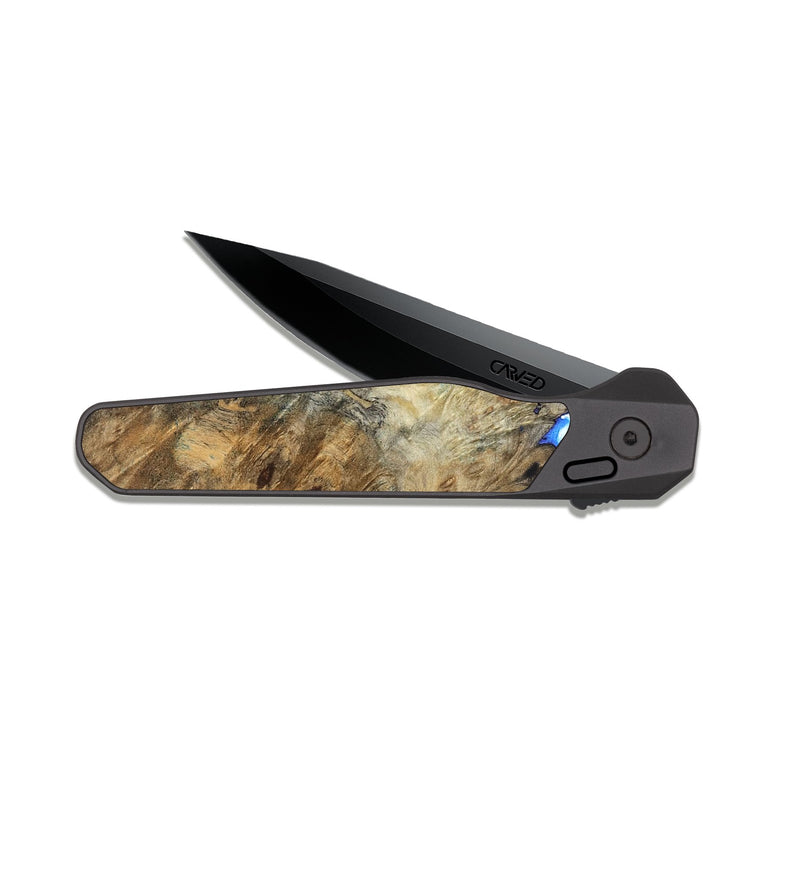 EDC Dark Slate Wood Pocket Knife - Imran (Coastal, 824496)