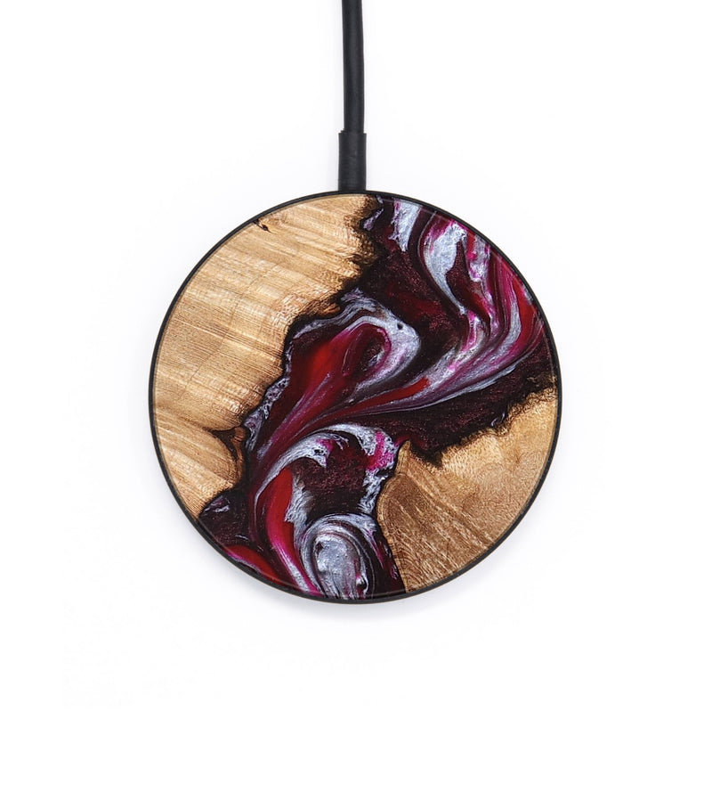 Circle Wood Wireless Charger - Houston (Red, 824499)