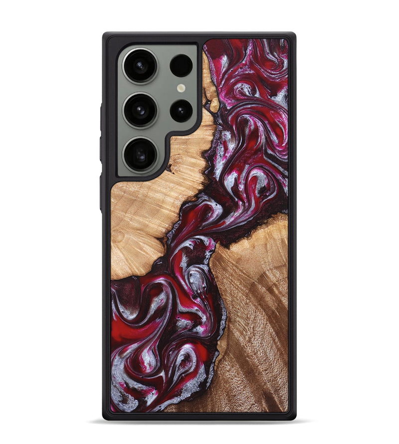Galaxy S24 Ultra Wood Phone Case - Houston (Red, 824499)
