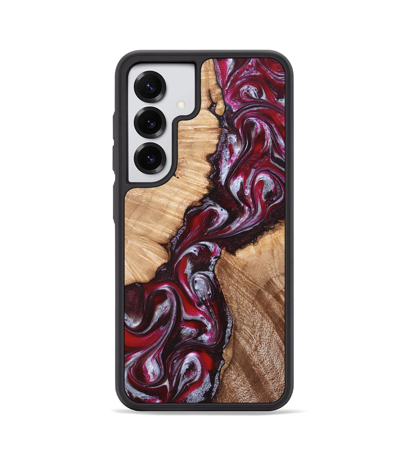 Galaxy S25 Wood Phone Case - Houston (Red, 824499)