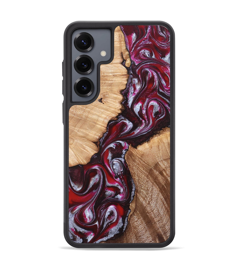 Galaxy S25 Plus Wood Phone Case - Houston (Red, 824499)