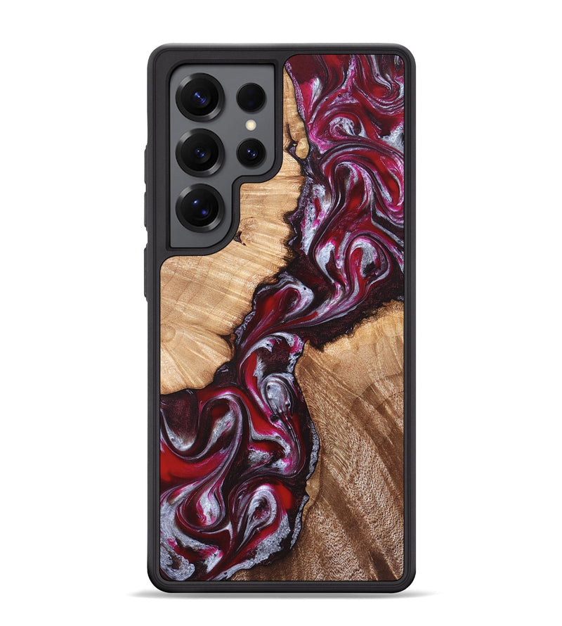Galaxy S25 Ultra Wood Phone Case - Houston (Red, 824499)