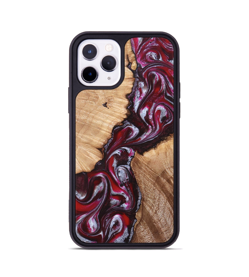 iPhone 11 Pro Wood Phone Case - Houston (Red, 824499)