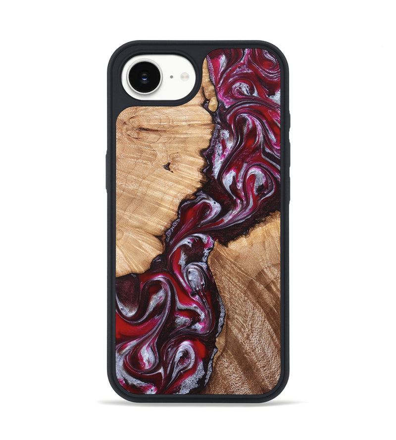 iPhone 17e Wood Phone Case - Houston (Red, 824499)
