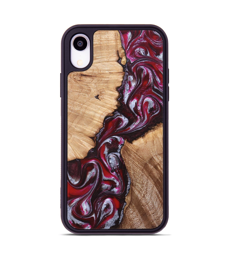 iPhone Xr Wood Phone Case - Houston (Red, 824499)