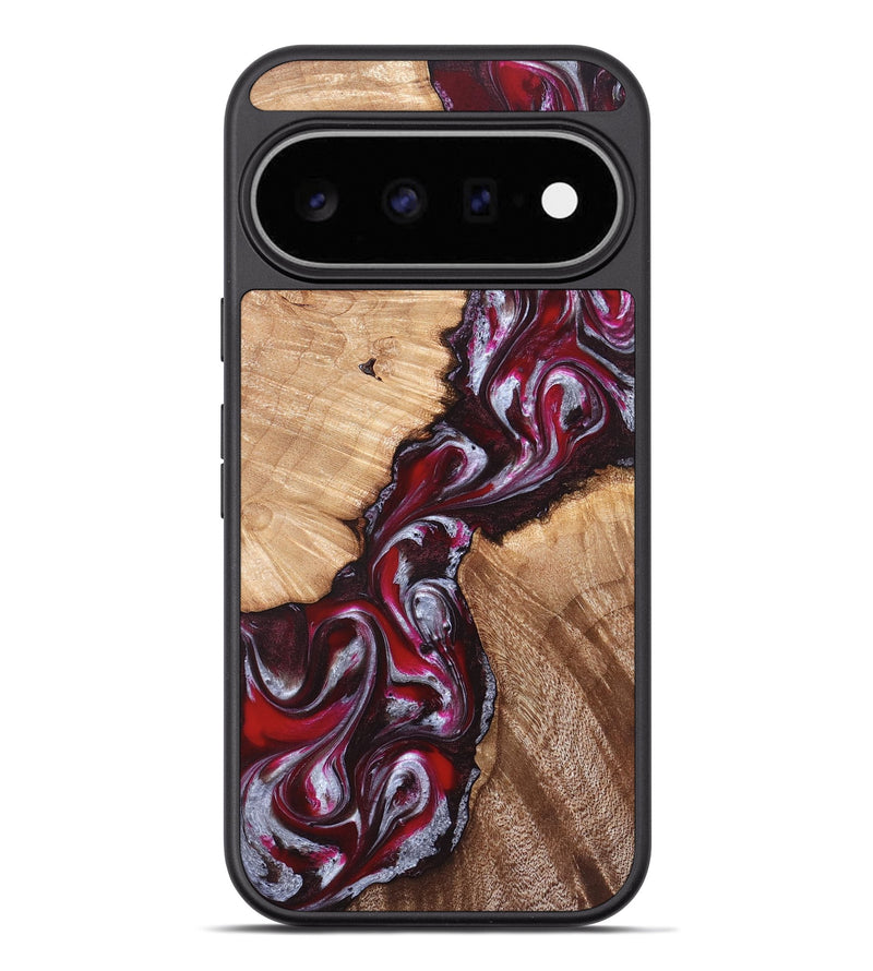 Pixel 11 Pro XL Wood Phone Case - Houston (Red, 824499)