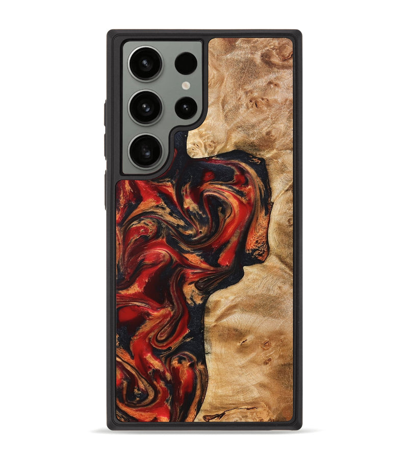 Galaxy S23 Ultra Wood Phone Case - Hanna (Red, 824500)