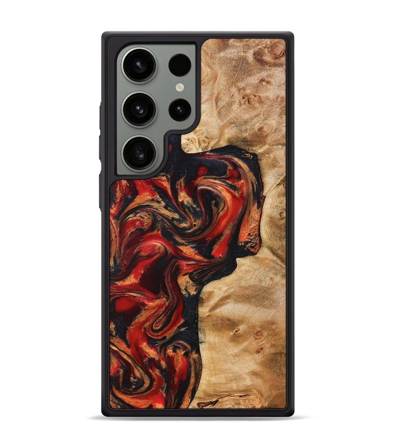 Galaxy S24 Ultra Wood Phone Case - Hanna (Red, 824500)
