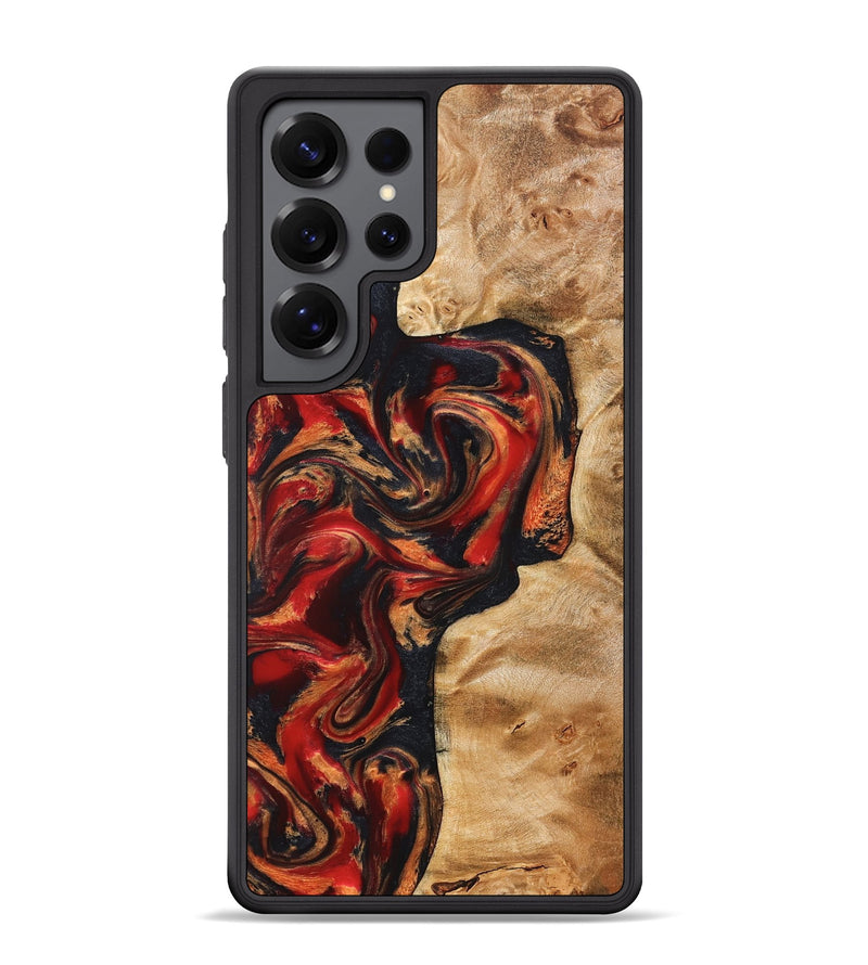 Galaxy S25 Ultra Wood Phone Case - Hanna (Red, 824500)
