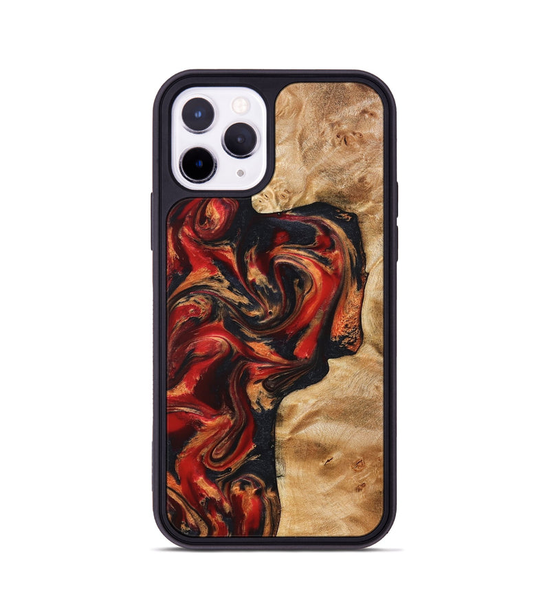 iPhone 11 Pro Wood Phone Case - Hanna (Red, 824500)