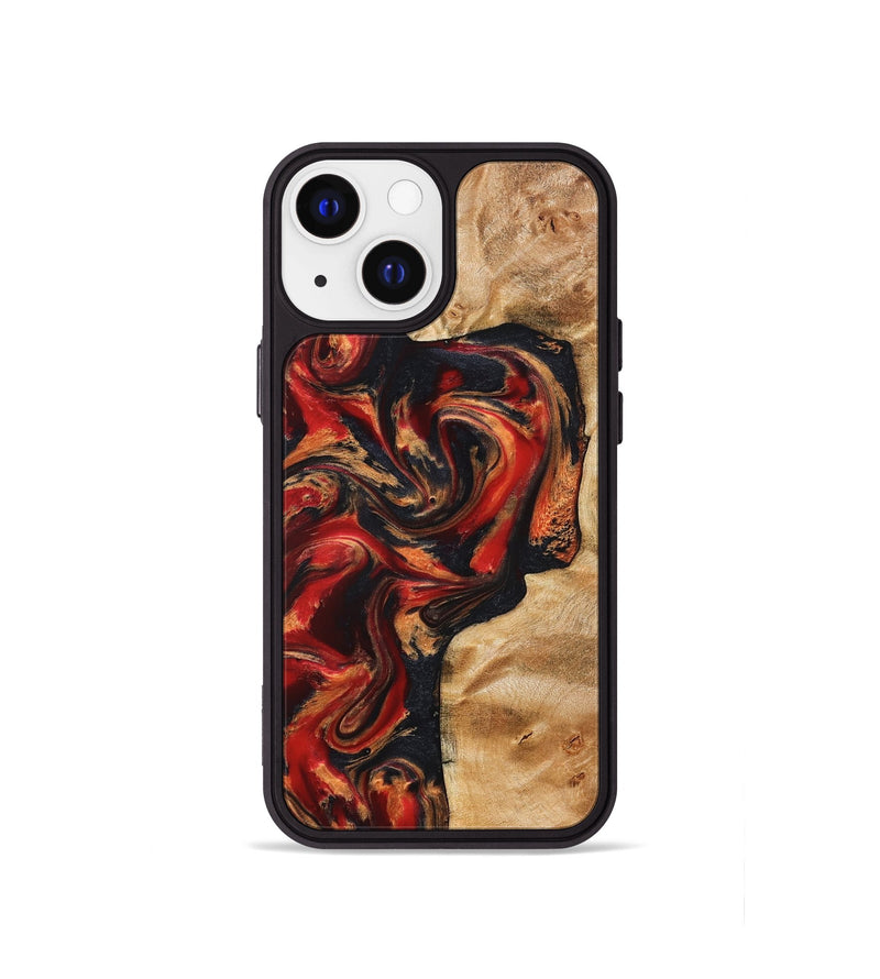 iPhone 13 mini Wood Phone Case - Hanna (Red, 824500)