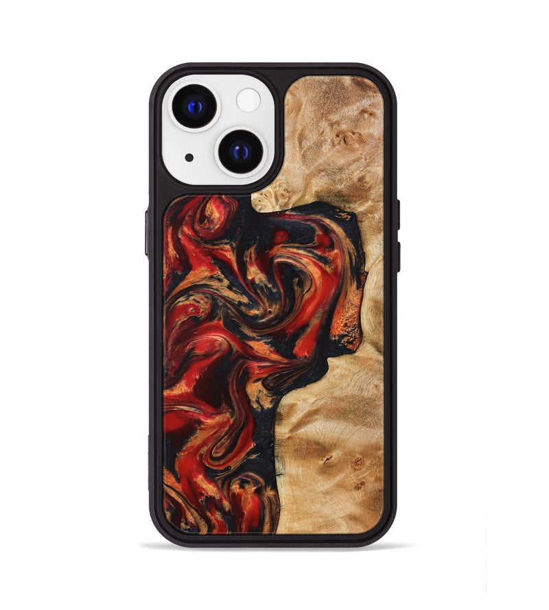 iPhone 13 Wood Phone Case - Hanna (Red, 824500)