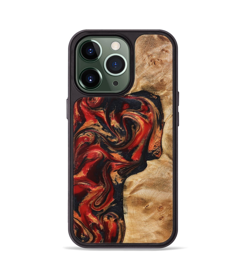 iPhone 13 Pro Wood Phone Case - Hanna (Red, 824500)