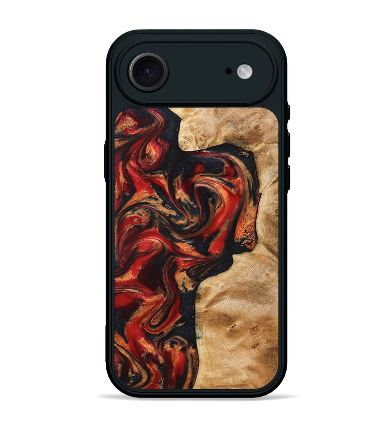 iPhone 17 Air Wood Phone Case - Hanna (Red, 824500)