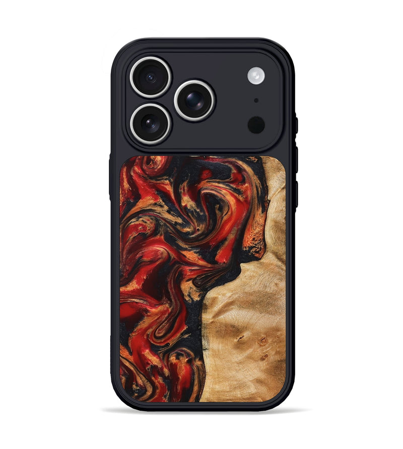 iPhone 17 Pro Wood Phone Case - Hanna (Red, 824500)