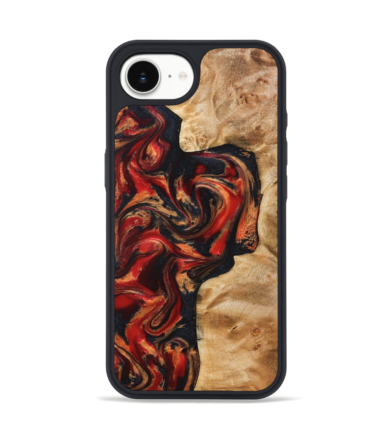 iPhone 17e Wood Phone Case - Hanna (Red, 824500)