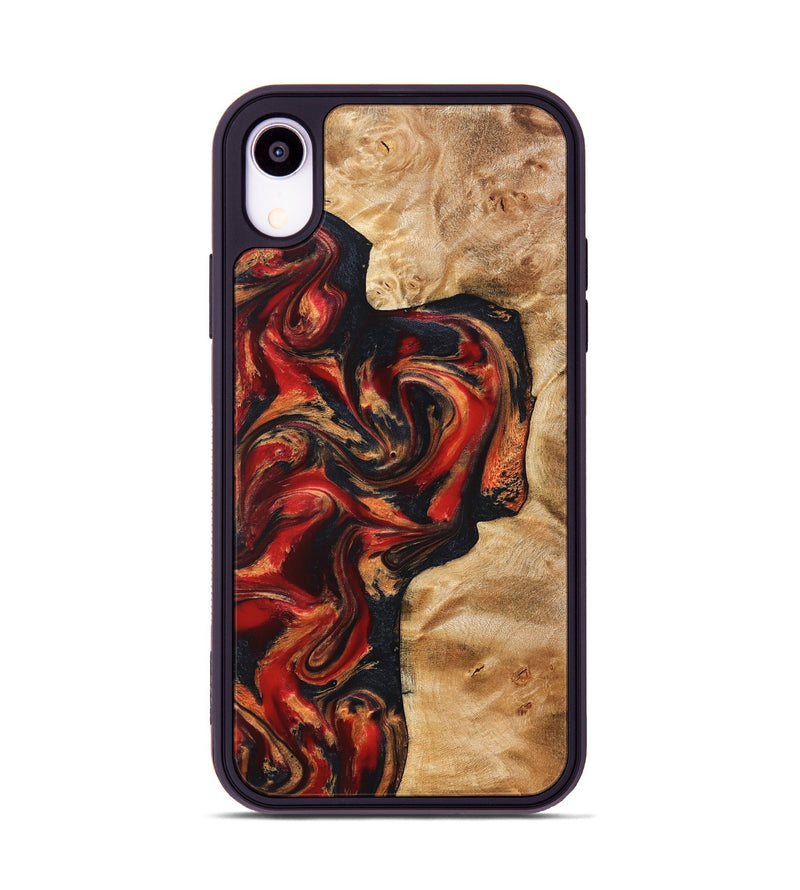 iPhone Xr Wood Phone Case - Hanna (Red, 824500)