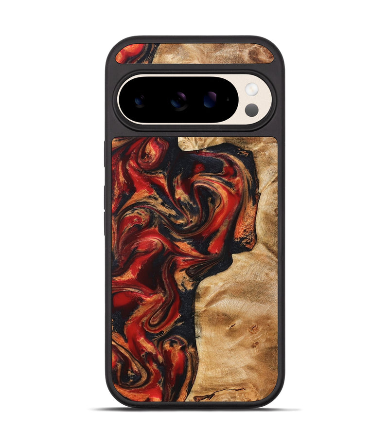 Pixel 10 Wood Phone Case - Hanna (Red, 824500)